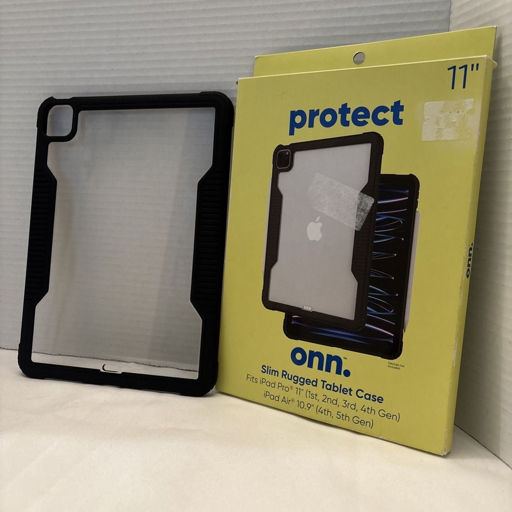 onn. 1042801 Slim Rugged Tablet Case for 11'' Screen iPad Pro and 10.9" iPad